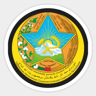 Coat of Arms of Tajik ASSR Sticker